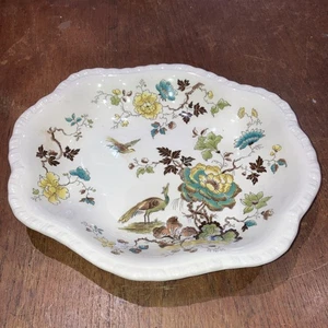 Mason's Patent Eisenstein "FORMOSA" Servierschale/Schale, Vintage Blumen & Vögel - Bild 1 von 6