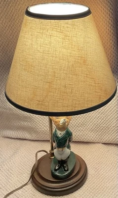 Fox Hunt Hunting Reynard The Fox Lamp - Image 1 of 4