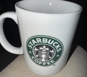Starbucks Classic Mermaid Siren Logo Double Sided Ceramic Coffee Diner Mug 16 oz - Picture 1 of 4