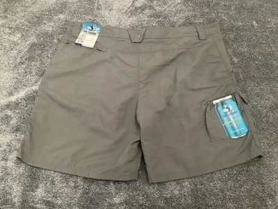 Bermuda cargo Reel Legends cinza masculina tamanho 44 - Nylon, pesca, costura interna 9” - NOVO - Imagem 1 de 4