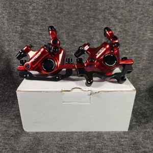 Zoom Xtech Cycle Hydraulische Scheibenrotorbremse Set für Rennrad/MTB/E-Bike etc. Rot - Bild 1 von 5