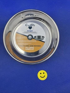 🔥Our Pets DuraPet Stainless Steel Non-Slip Cat Food Bowl or Water Bowl One Cup - Picture 1 of 3