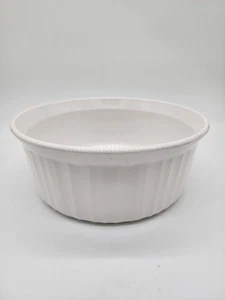 Vintage Corning Ware Französisch Weiß Runde Schale F-5-B 1,6L 1,5 Quart - Bild 1 von 3