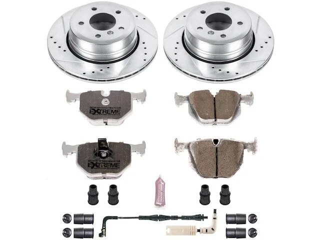 Kit de pastillas de freno trasero y rotor para BMW 528i xDrive 2009-2010 WJ198HQ Foto 1 de 1