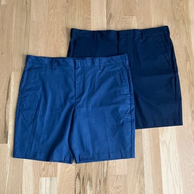 DKNY Shorts Men’s Size 40 Navy & Blue New Lot of 2 Bedford Stretch Straight - Image 1 of 4