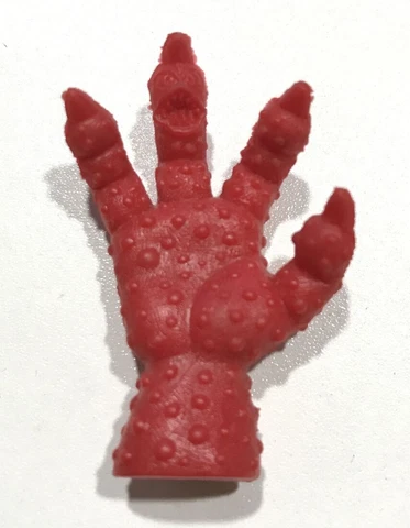 Vintage 1980's MUSCLE Men THE CLAW Sunigator Shotai Kinnikuman #153 Toy Red  2" Cover