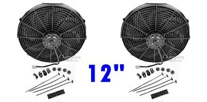 CA Fan Kit Dual12 " Electric Champion Cooling Systems - Picture 1 of 4