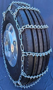 Grizzlar GSL-2845 V-Bar Truck Tire Chains 10.00-20 11-22.5 285/70-24.5 - Picture 1 of 8
