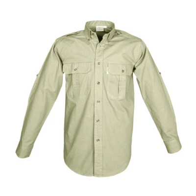 Camisa de piedra de manga larga TAG SAFARI Trail para hombre (MS-039L/S-P867-S) Foto 1 de 4