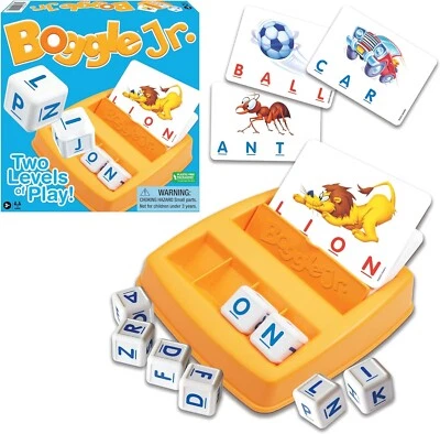 BOGGLE JR - Preschool Word Learning Picture Alphabet Game - Kids Ages 3 + - Image 1 of 4