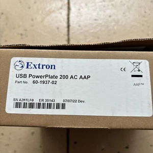 Extron USB PowerPlate 200 AC AAP - BLACK - 60-1937-02 - Picture 1 of 2