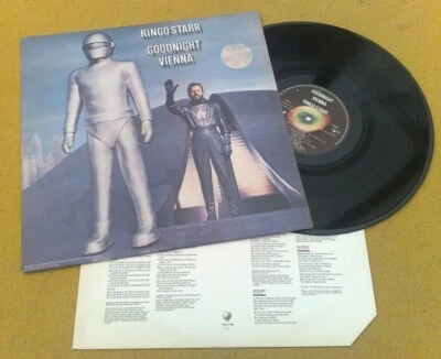 RINGO STARR " GOODNIGHT VIENNA " SUPER UK ORIGINAL LP WITH CUSTOM INNER - Image 1 of 4