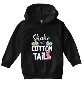 Shake Your Cotton Tail - Easter Bunny Rabbit Holiday Toddler/Youth Hoodie - Picture 1 of 12