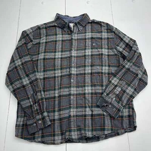Weatherproof Vintage Gray Multi Plaid Long Sleeve Button Down Youth Boys Size XL - Picture 1 of 6