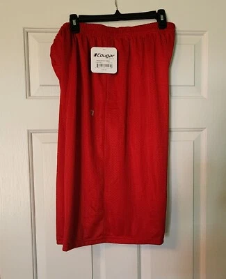Cougar Mens 3XL Red Athletic Shorts NWT - Image 1 of 2