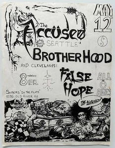 El Acusado, Cleveland 1987 Handbill de S. Clay Wilson - Imagen 1 de 1