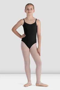 BLOCH Girls Double Scoop Seam Camisole Dance Leotard Rihanna CL4207 Black - Picture 1 of 2