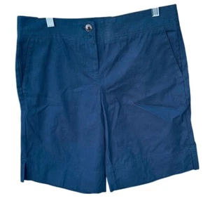 George Ladies Navy Shadow Shorts  97% Cotton 3% Spandex Size 6 - Picture 1 of 6