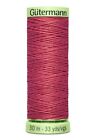 Gutermann Top Stitch Thread #81 DUSKY PINK 30m Spool High Lustre, Bold Sewing