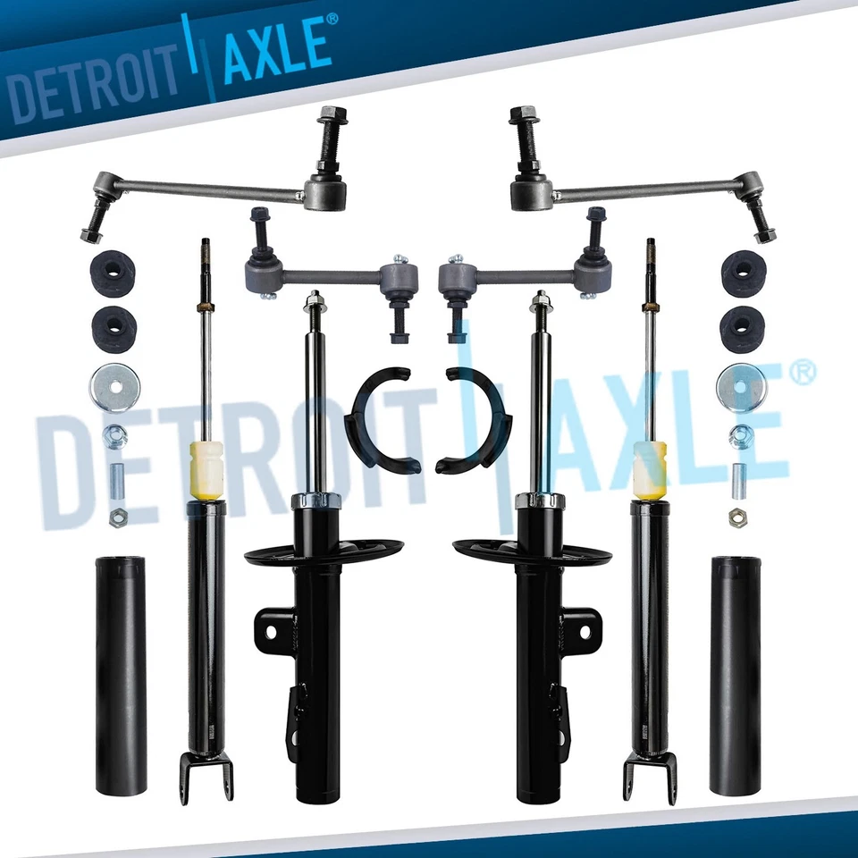 Front Rear Shock Absorbers Sway Bar Links for 2010-2012 Ford Taurus Lincoln MKS — 第 1/4 张图片