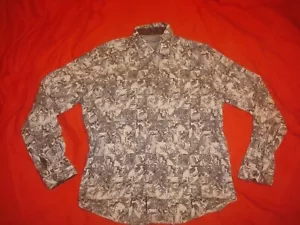 Men's Robert Graham White and Black Long Sleeve Button Up Shirt X-Large - Picture 1 of 9