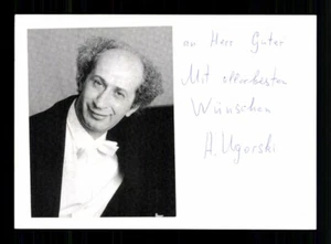 Anatol Ugorski 1942-2023 Pianist Original Signiert # BC 216915 - Picture 1 of 2