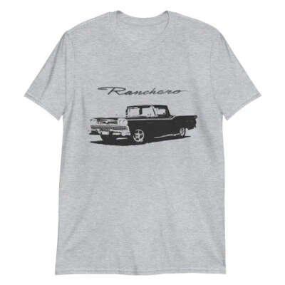 Camiseta unisex Ford Ranchero 1959 coche antiguo manga corta Foto 1 de 4