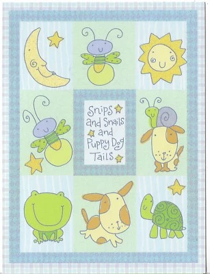 NEW LEANIN TREE BABY Card approx 7 X 4.5" CONGRATULATIONS NEW BABY BOY  - Image 1 of 3