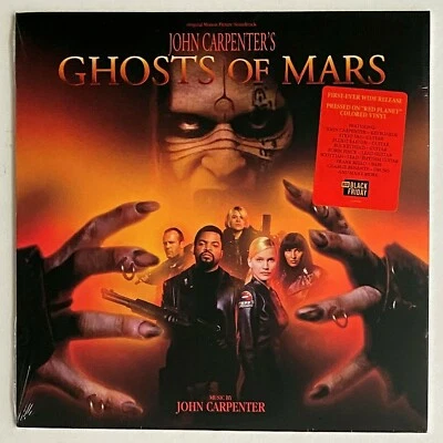 JOHN CARPENTER * GHOSTS OF MARS SOUNDTRACK * RSD BLACK FRIDAY LIMITED RED VINYL - Image 1 of 4