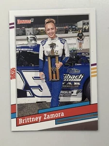2024 Donruss #163 Brittney Zamora NASCAR Card - Picture 1 of 2