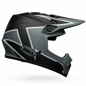 Casco Twitch Bell MX-9 millas negro mate/gris/blanco todoterreno/MX/ATV 713164* - Imagen 1 de 9