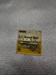 Stanley Door Barrel Bolt Lock 2 1/2" NEW Satin Brass Tone - Picture 1 of 3