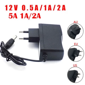 AC DC 12V 5V 1A 2A 3A 500MA Power Supply Adapter plug Converter Led strip light - Picture 1 of 14