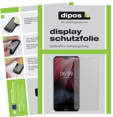 6x Protector de Pantalla para Nokia 6.1 Plus Protección Antideslumbramiento dipos Foto 1 de 4