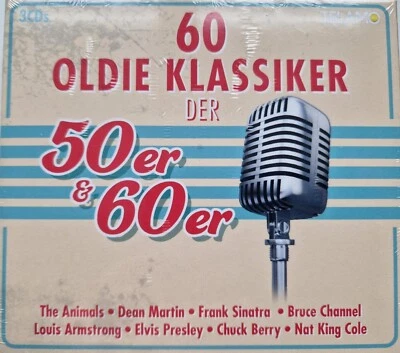 60 Oldie Klassiker der 50er und 60er Jahre, 3 CD's, 60 Songs, NEU/OVP - Bild 1 von 2