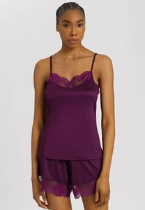 HANRO 72643 LOVIS SPAGHETTI STRAP PAJAMA TANK IN SUMAC (MAROON) - Picture 1 of 7