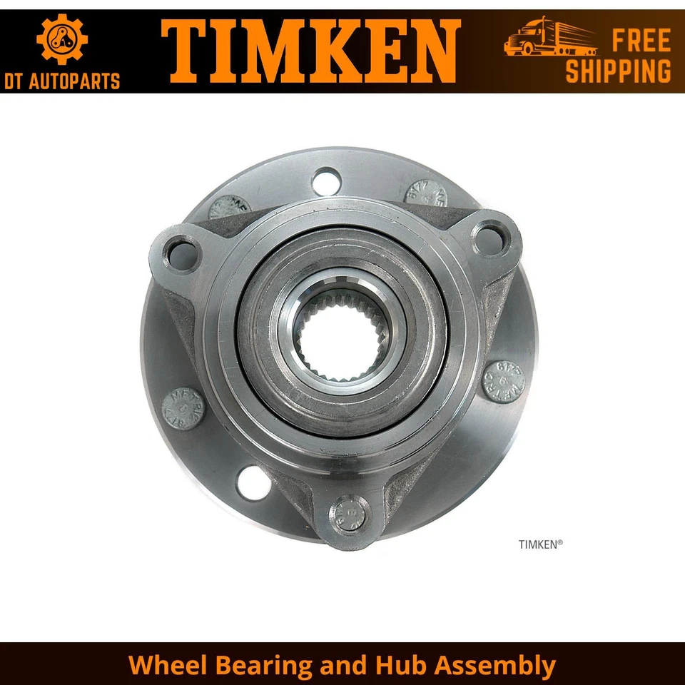 Conjunto de cojinete de rueda y buje delantero Timken para Chevrolet S10 Blazer 1983-1991 4x4 Foto 1 de 4