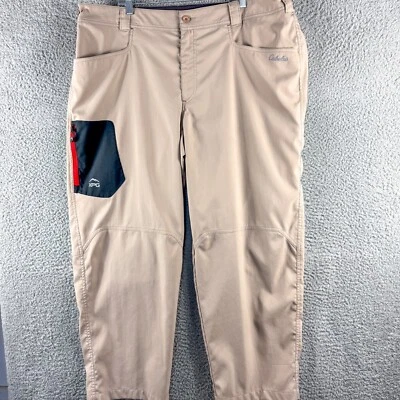 Pantalones Cabelas Para Hombres XXL Bronceados Viaje al Aire Libre Caminata Peces Elastizados Campamento Ropa de Trabajo 42x30 Foto 1 de 4