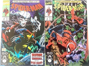 SPIDER-MAN. NUMBER'S 8 & 9. (2 ISSUE HIGH GRADE 1991 LOT). NM. - Picture 1 of 9