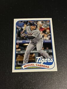 2024 Topps Series 1 Miguel Cabrera #89B-97 Detroit Tigers Baseball Card