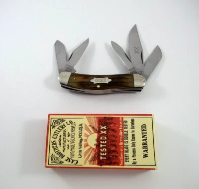 Cuchillo Case Brothers Classic Bradford PA 19USA94 STAG 55039 patrón de vientre Foto 1 de 4