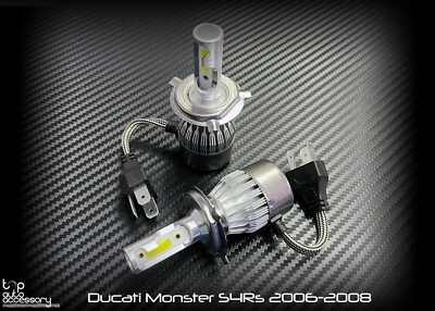 Kit LED H4 Faros Bombillas Hyper HID para Ducati Monster S4Rs 2006-2007 Foto 1 de 3