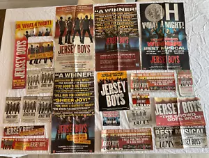 20+ Jersey Boys Broadway Musical Newspaper Ads OBC/Tony RARE Frankie Valli - Picture 1 of 1