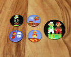 Super Mario Maker Rare Promo Button Pin Badge Set Nintendo 3DS Wii U