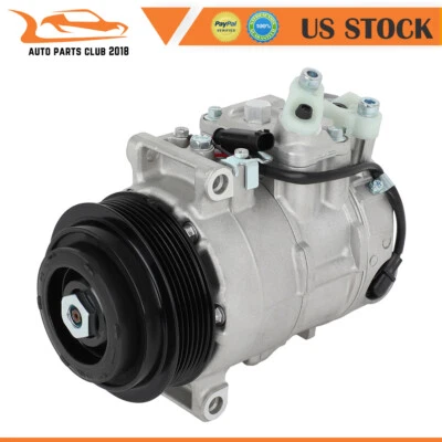 Compresor de aire acondicionado para Mercedes-Benz C280 C300 C350 E350 GLK350 C63 AMG Foto 1 de 4