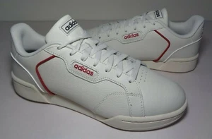 Adidas Size 7.5 M ROGUERA Raw White Leather Lace Up Sneakers New Men's Shoes - Picture 1 of 12