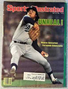 May 18, 1981 Fernando Valenzuela Los Angeles Dodgers RC 1st Sports Illustrated - Picture 1 of 1