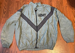 IPFU Jacket US ARMY NSN 8415-01-575-4514 ACU Fitness Windbreaker Large Long - Picture 1 of 10