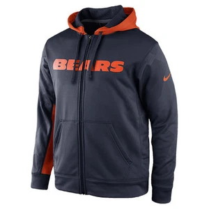 Men's Nike Chicago Bears NFL KO Full-Zip Hoodie NEW WITH TAGS 538431 459 RTL $85 - Picture 1 of 1