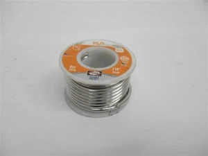 Harris 331901 , 95/5 Wire Solder Lead Free , .118" Dia. , 8oz Roll - Picture 1 of 2